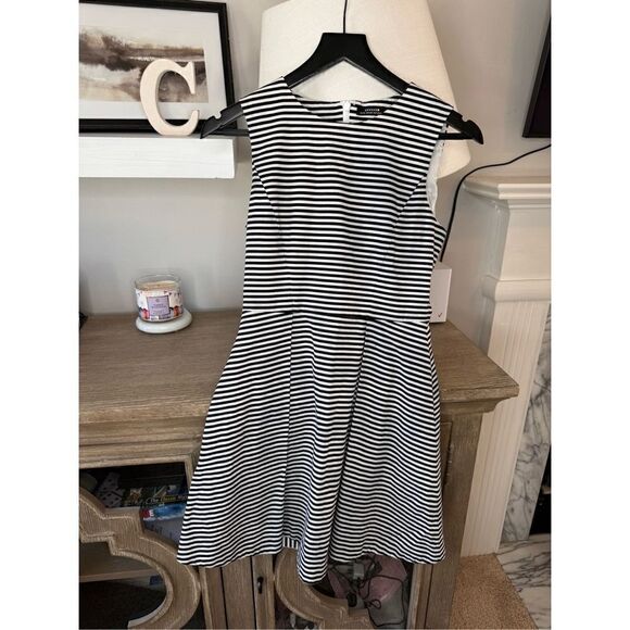 Kate Spade Saturday Fit and Flare Striped Dress Women’s Size 0 - Picture 1 of 7